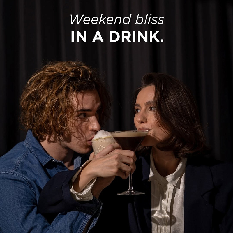 A Coffee Mocktail is the ultimate weekend companion. 🍹 Unwind and enjoy the perfect blend of rich coffee and irresistible flavors – an ideal combination for good times. 🥂

1. Coat the rim of the glass with hazelnut syrup and dip it into crushed haz...