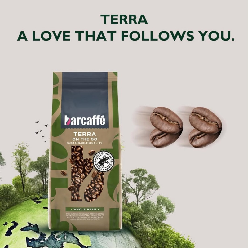 A love for coffee and the planet, even when you’re on the move. Barcaffè Terra keeps up with your rhythm wherever the day takes you, specially crafted for the on-the-go moment.