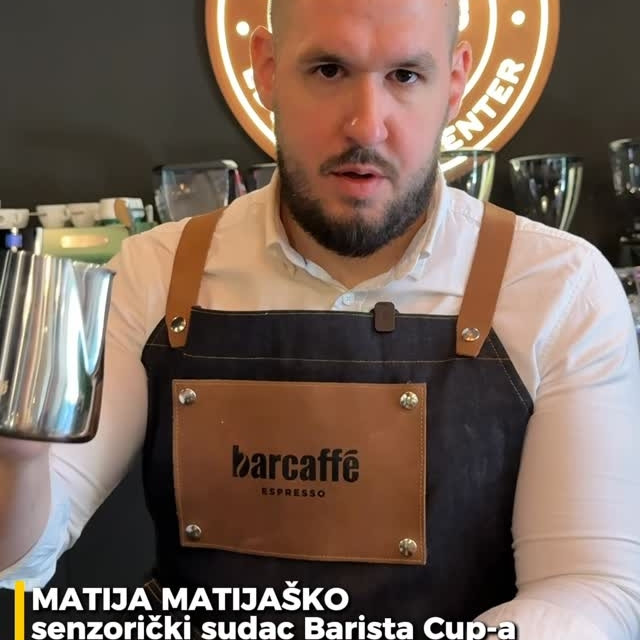 Barista Cup judge @mirisikave demonstrates the level of precision and consistency expected in high-level barista work, with a focus on latte art.

Think you’ve got what it takes?
Apply for the Barista Cup via link in bio.
