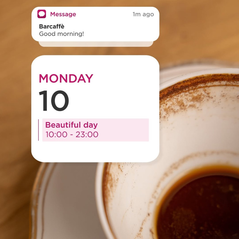 Every Monday, we set a little reminder to have a beautiful day, no matter what’s on the to-do list.
Because the right mindset (and a good coffee) can change everything. 🤎☕️
