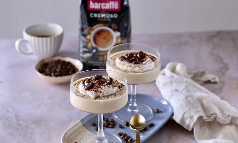 Espresso panna cotta