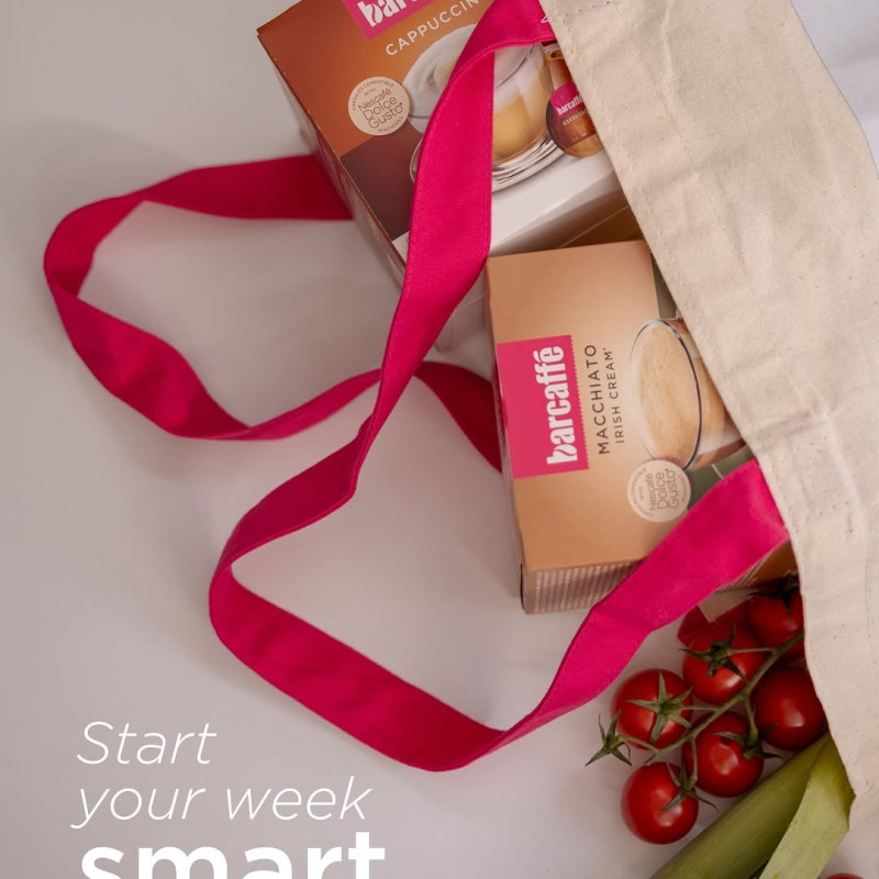 Get your groceries at the beginning of the week and stay ready for all the busy days ahead. 👌
Less stress, more time, and zero “what’s for dinner?” moments.

And don’t forget to add Barcaffè Capsules to your cart, because busy weeks always need good...