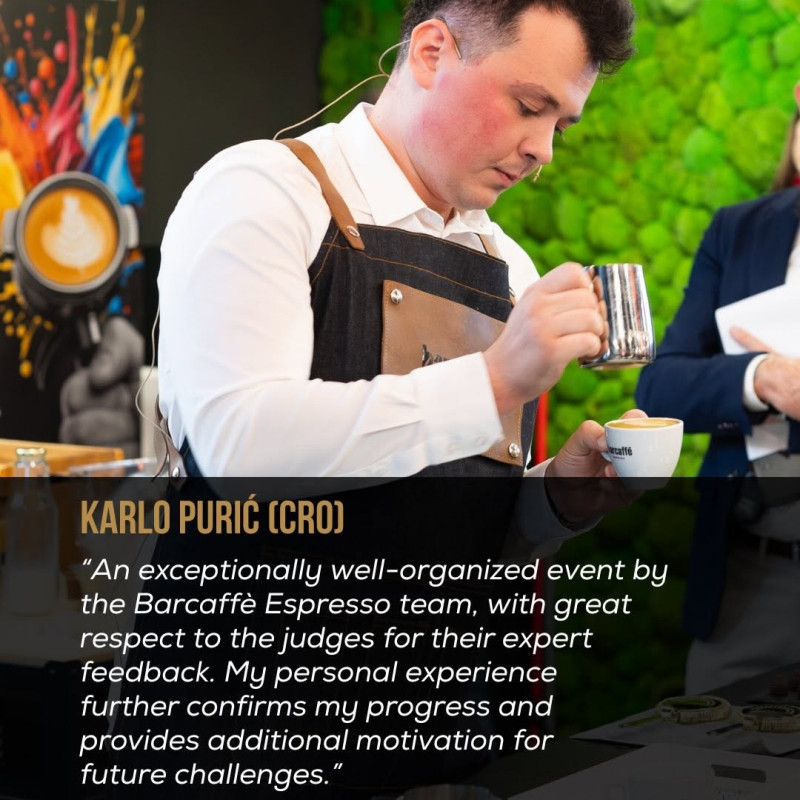 Last year’s competitors already know what it means to compete with the best - the challenge, the pressure, and the opportunity to show the true value of your craft.
This is their experience from the Barcaffè Barista Cup.