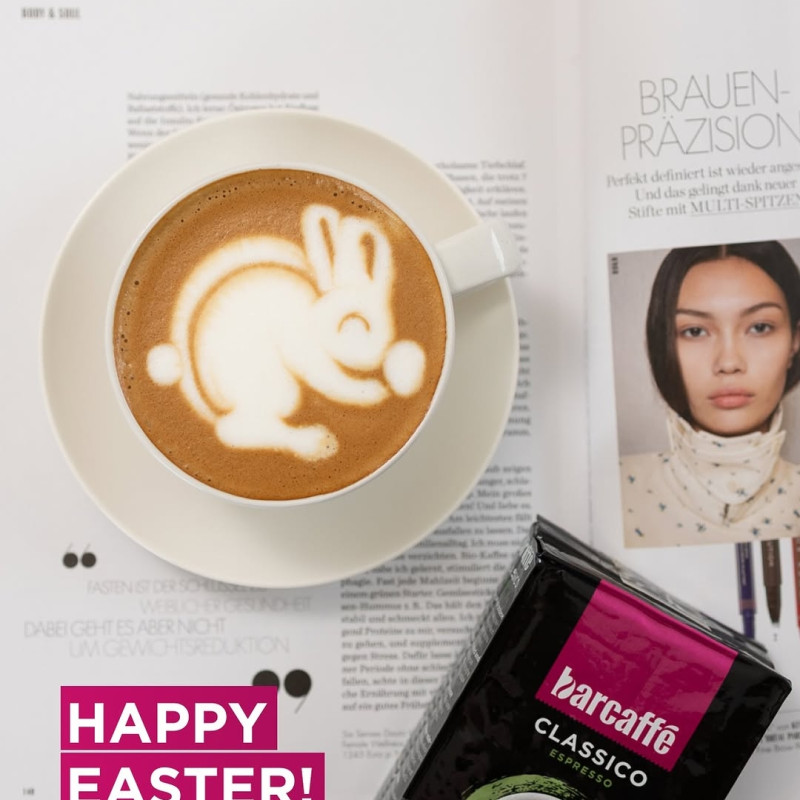May the Easter holidays bring you many warm moments, peace, and joyful gatherings. 🤎
Barcaffè wishes you a Happy Easter. ☕🐣