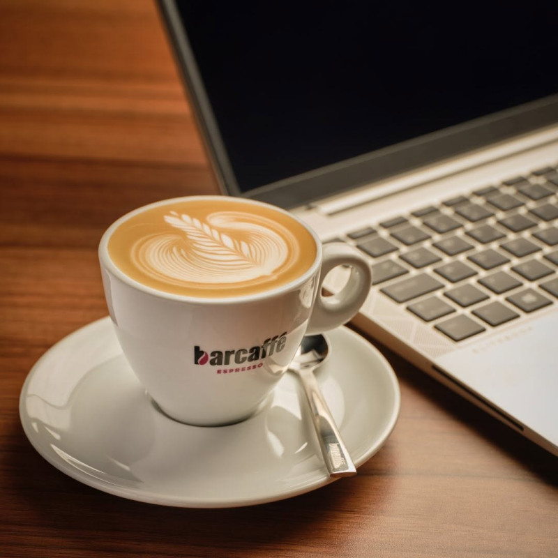 Morning energy for work with Barcaffè Espresso.