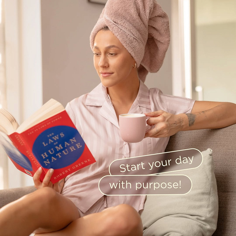 Ready to trade endless scrolling for moments that fuel your day? 📖
Swap noise for calm, chaos for clarity, and screen time for me time.

Try these favorites to get started:
🎀 Atomic Habits by James Clear
🎀 You Are a Badass by Jen Sincero
🎀 The Po...