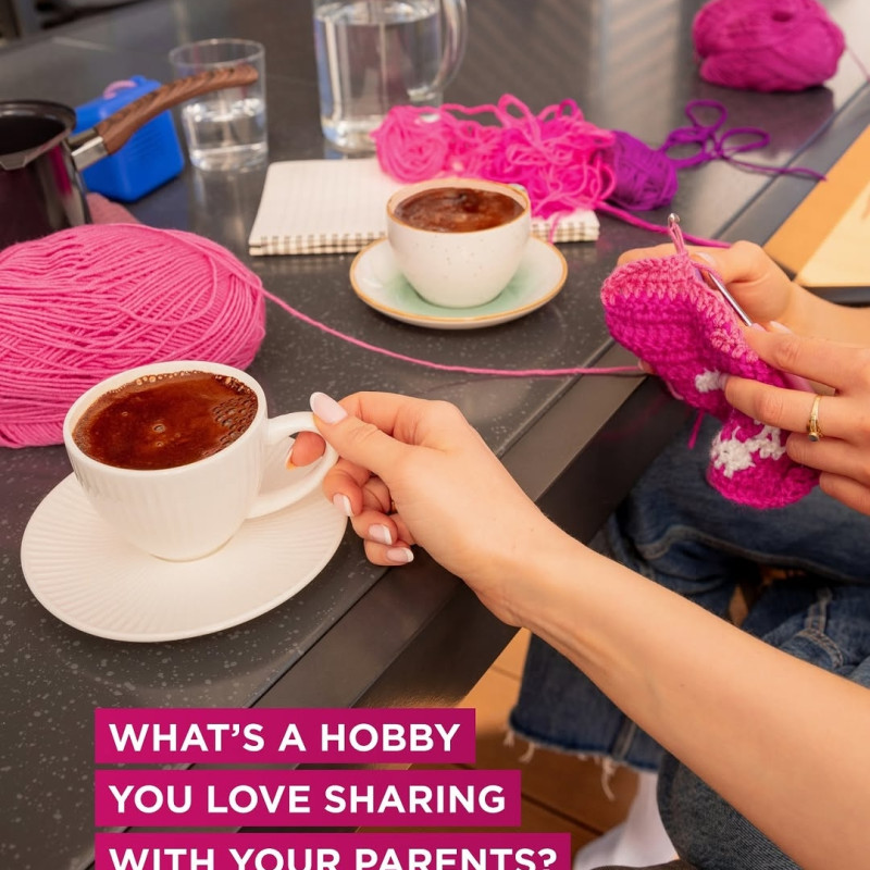 Sometimes, the most meaningful moments with our parents are created through simple hobbies we share together. ✨
Like slow afternoons filled with conversation, laughter, and learning something from each other one stitch at a time. 🧶☕❤️