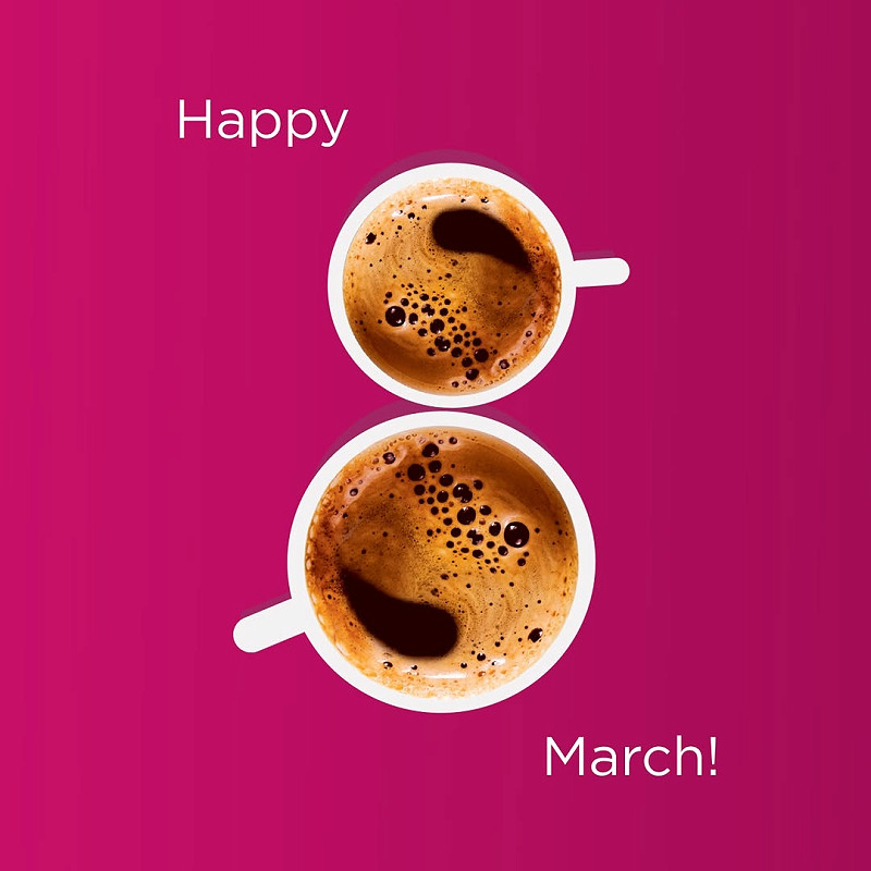 Today celebrates all beautiful, strong and inspiring women! 💖 May your day be full of warm smiles, small attentions and moments for yourself - with a perfect cup of coffee. ☕️

Thank you for changing the world with your energy and love. 🌸